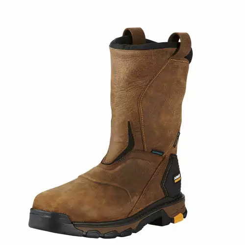 Ariat Men's Intrepid Pull-on H2O Composite Toe Boot - Rye Brown 1 Ariat Men's Intrepid Pull-on H2O Composite Toe Boot - Rye Brown