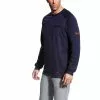 Ariat Men's FR Air Crew T-Shirt - Navy