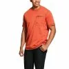 Ariat Men's Rebar Crew T-Shirt - Volcanic Heather