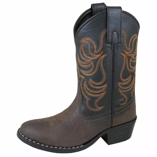 Smoky Mountain Toddler Monterey Brown/Black Cowboy Boot 1 Smoky Mountain Toddler Monterey Brown/Black Cowboy Boot