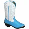 Smoky Mountain Girl's Toddler Lila Blue/White Cowboy Boot