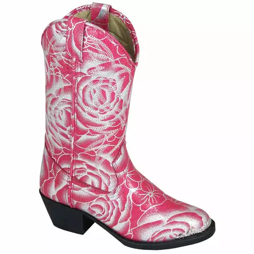 Smoky Mountain Girl's Toddler Lexie Rose Cowboy Boot 1 Smoky Mountain Girl's Toddler Lexie Rose Cowboy Boot