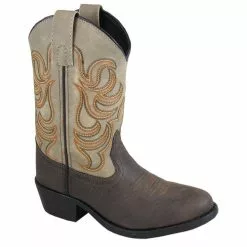 Smoky Mountain Youth Monterey Brown/Tan Cowboy Boot