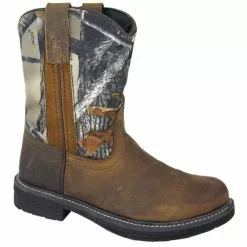 Smoky Mountain Children's Brown/True Timber Camo Wellington