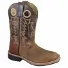 Smoky Mountain Youth Jesse Brown Distress/Brown Crackle Cowboy Boot
