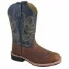Smoky Mountain Youth Jesse Brown/Navy Cowboy Boot